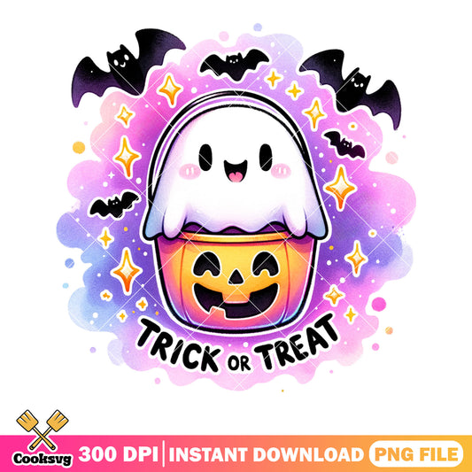 Ghost baby Pumpkin basket png, scary bats png, halloween scary png