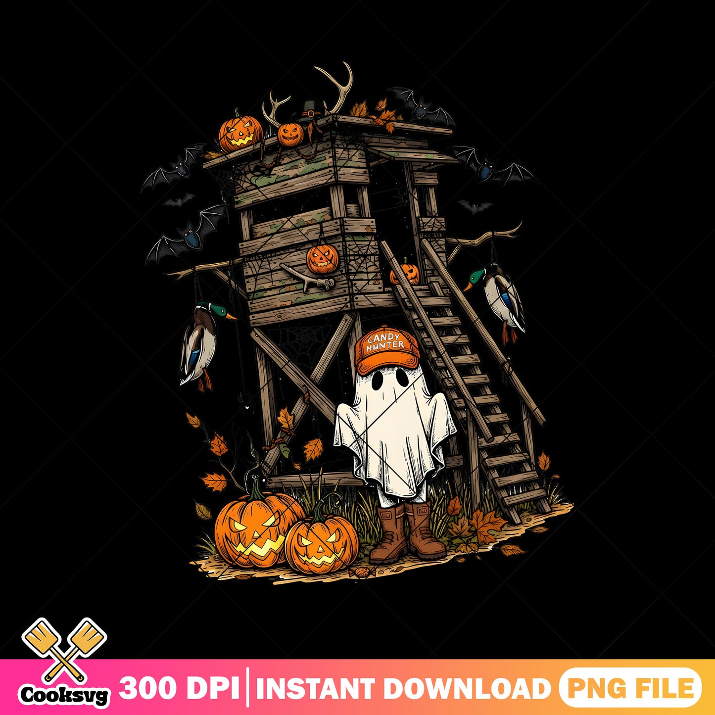 Ghost candy hunter png