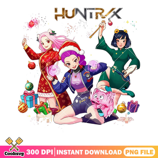 Gifts christmas huntrix png, huntrix zoey png, kpop demon hunters png