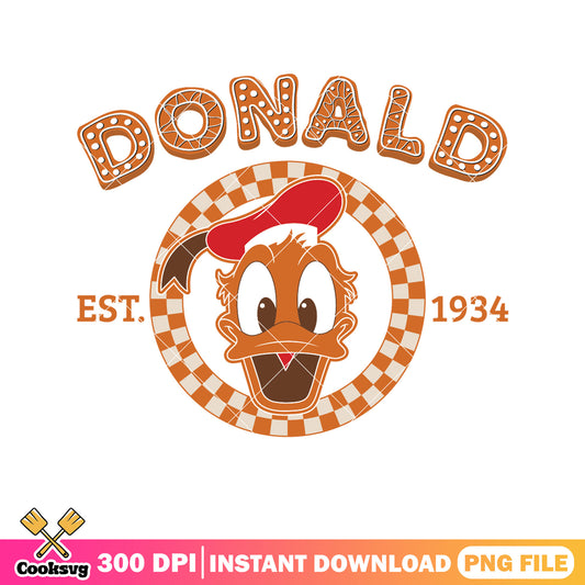 Gingerbread donald head est png