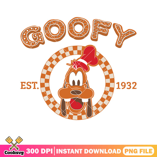 Gingerbread goofy head est png