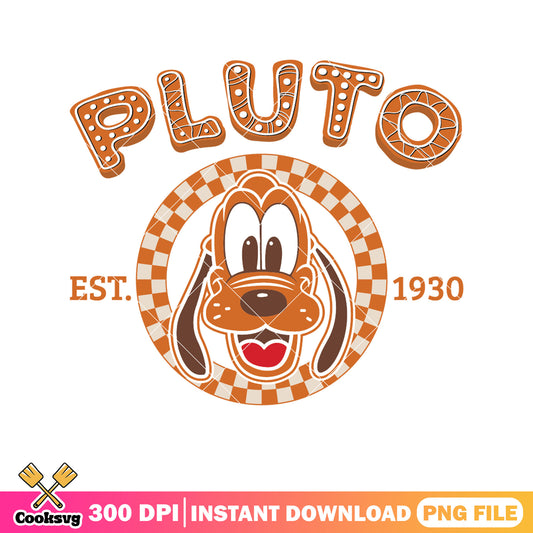 Gingerbread pluto head est png
