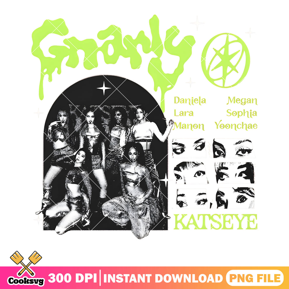 Gnarly member band png, katseye png, dinael katseye png – Cooksvg