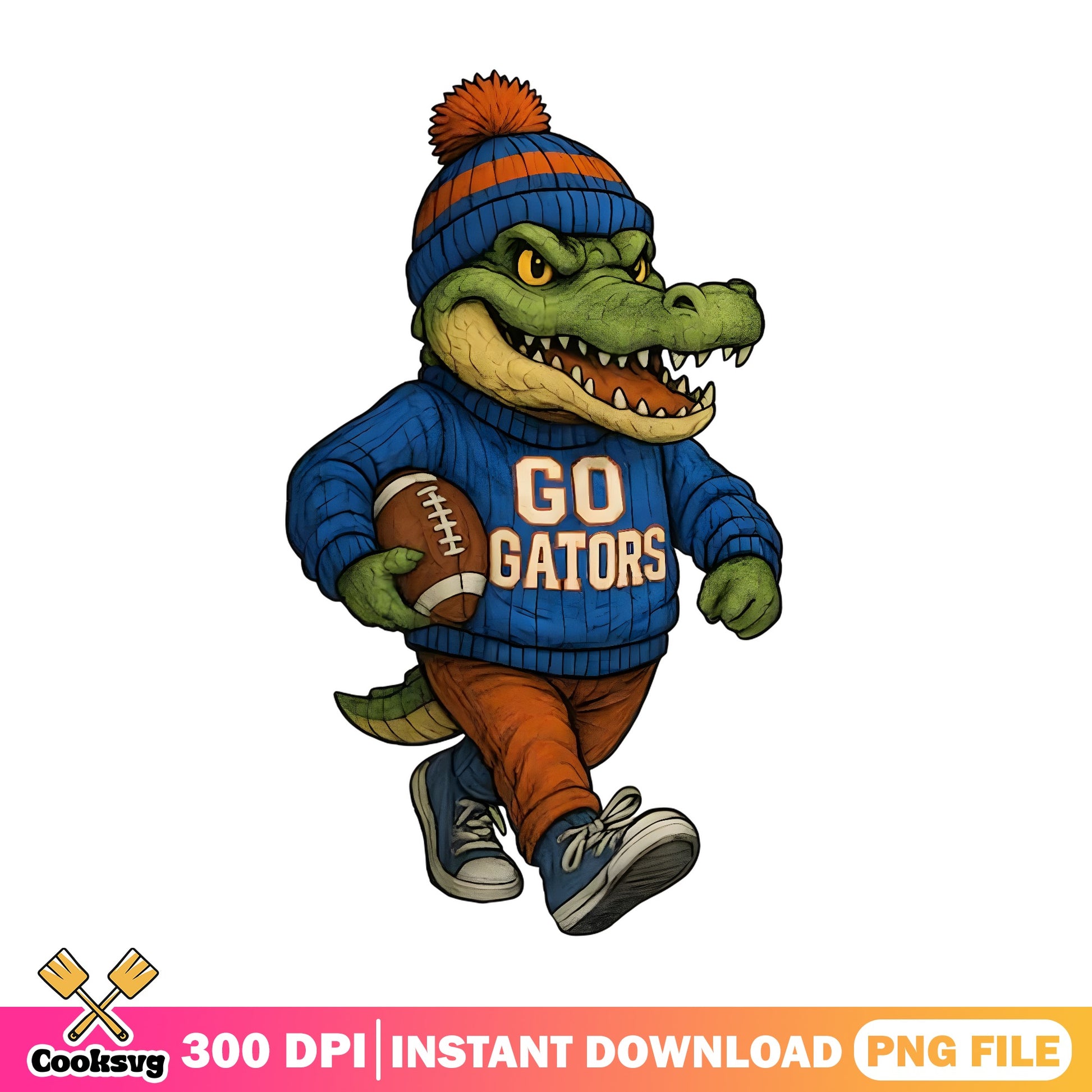 Go Gators Football Mascot PNG, Gator Fan PNG, Florida PNG