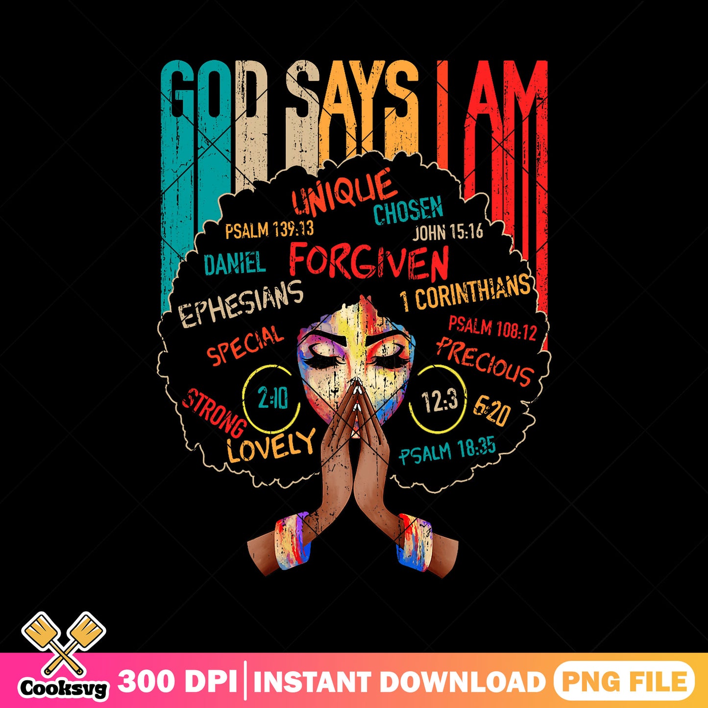 God say i am unique png, god say i am png, chosen by god​ png