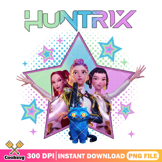 Golden girl derpy star png, huntrix kpop png, huntrix song png