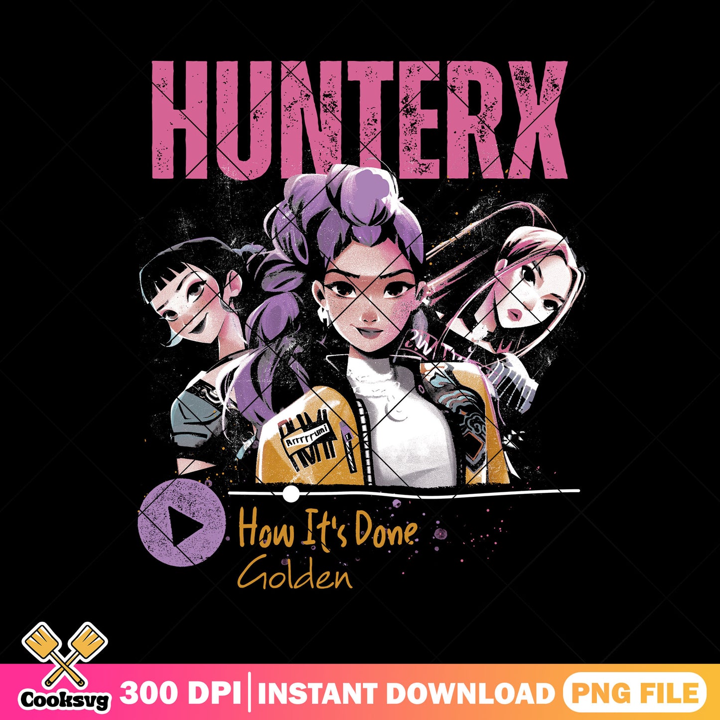 Golden how its done huntrix png, huntrix song png, kpop huntrix png