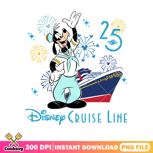 Goofy disney cruise line png, disney cruise png, goofy dog​ png