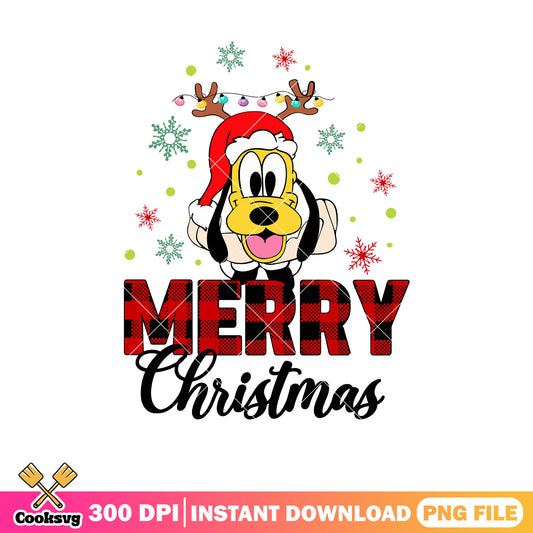 Goofy dog christmas santa hat png