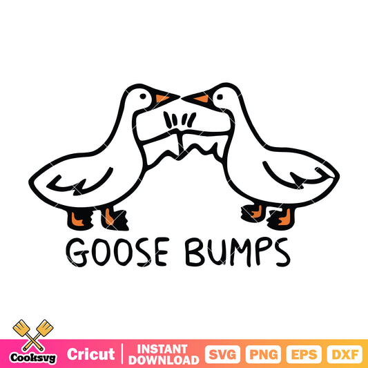 Goose bumps duck trending svg, goose bumps​ svg, Goose duck svg