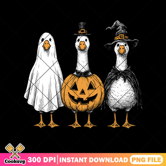 Goose spooky custome png, halloween custome png, goose band​ png