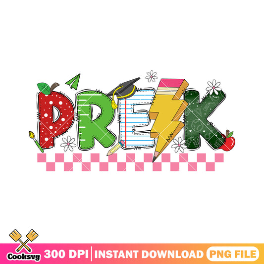 Go to pre-k png, welcome back to school png, pre-k colors png