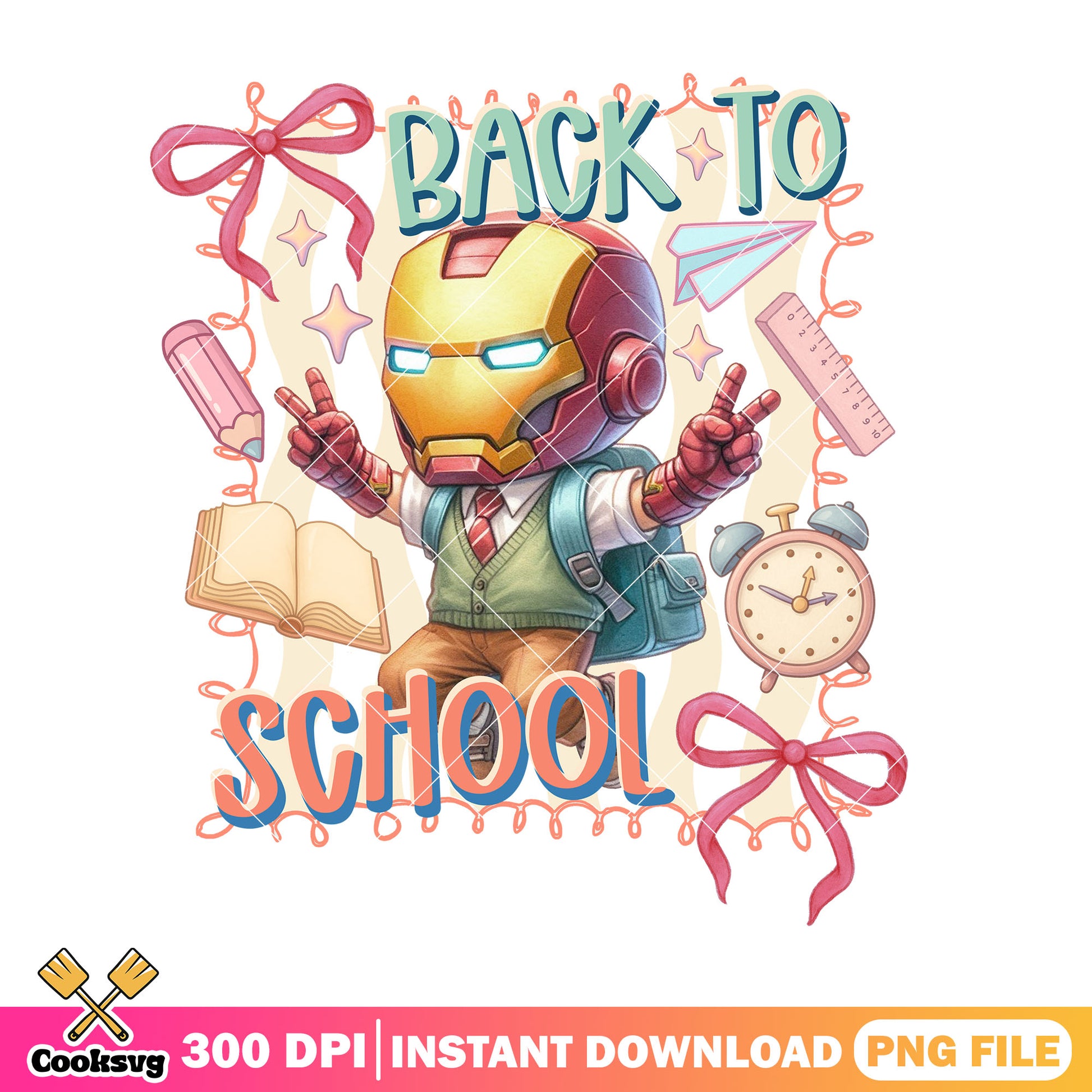 Go to school iron man png, marvel image png, go back to school png – Cooksvg, image size:1946x1946