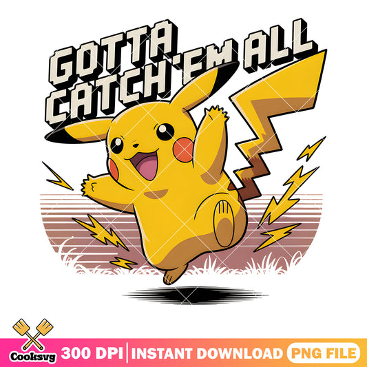 Gotta catch em all png, pokemon pikachu png, pokemon card png