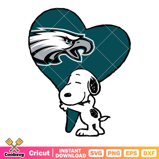 Green ballon nfl; team svg, philadephia eagles svg, snoopy svg