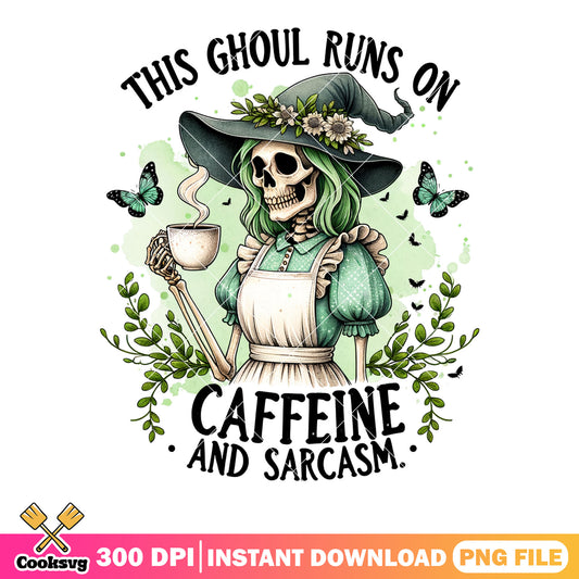Green hair skeleton png, green butterfly png, halloween scary png