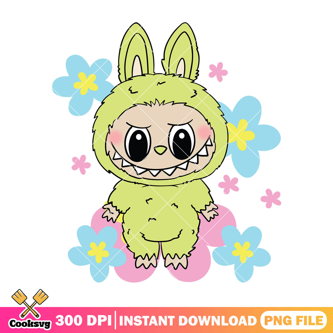 Green monster labubu png, green labubu png, popmart labubu png – Cooksvg
