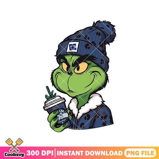 Grinch Boujee Dallas nfl coffee png