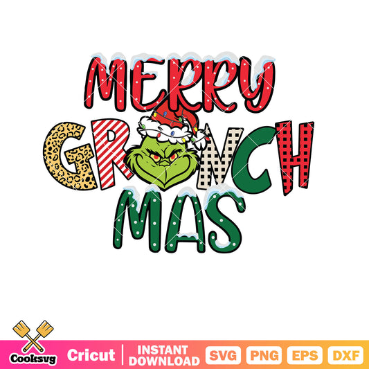 Grinch Face Merry Grinchmas Svg logo, merry grinchmas svg, grinch face svg