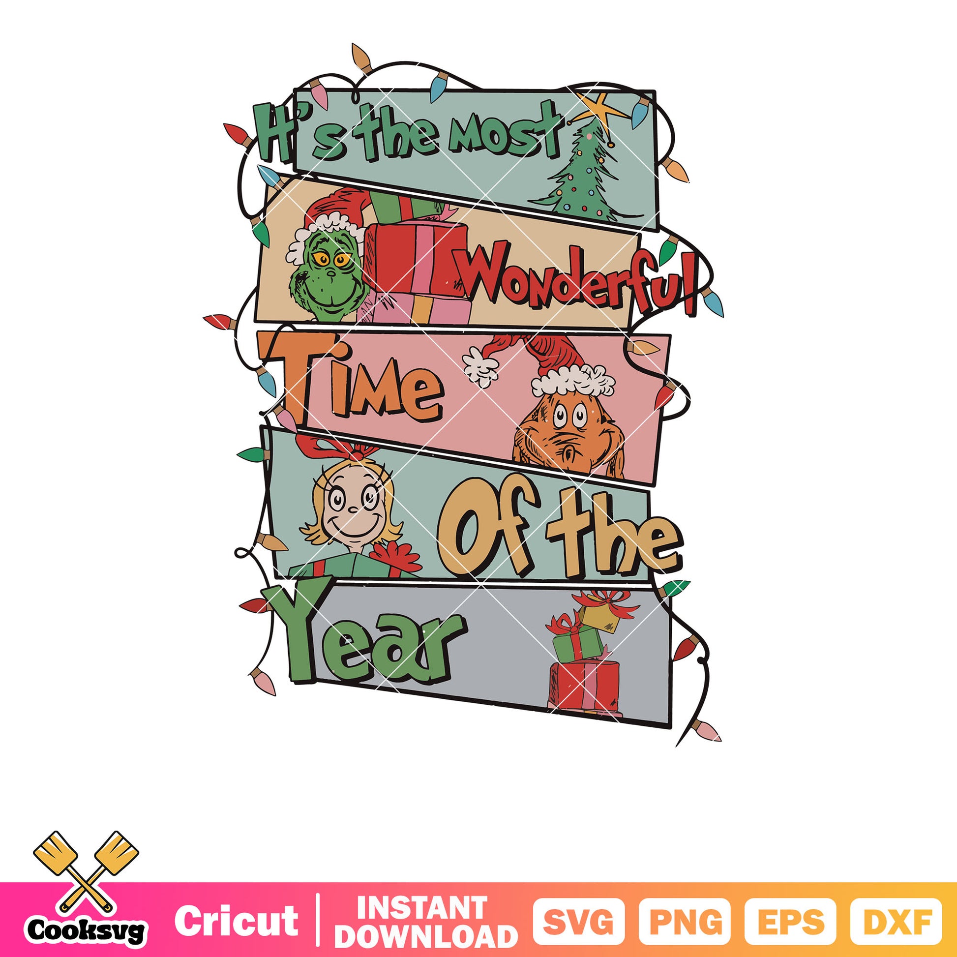 Grinch Wonderful Time Of The Year svg, the grinch and max​ svg, the grinch svg