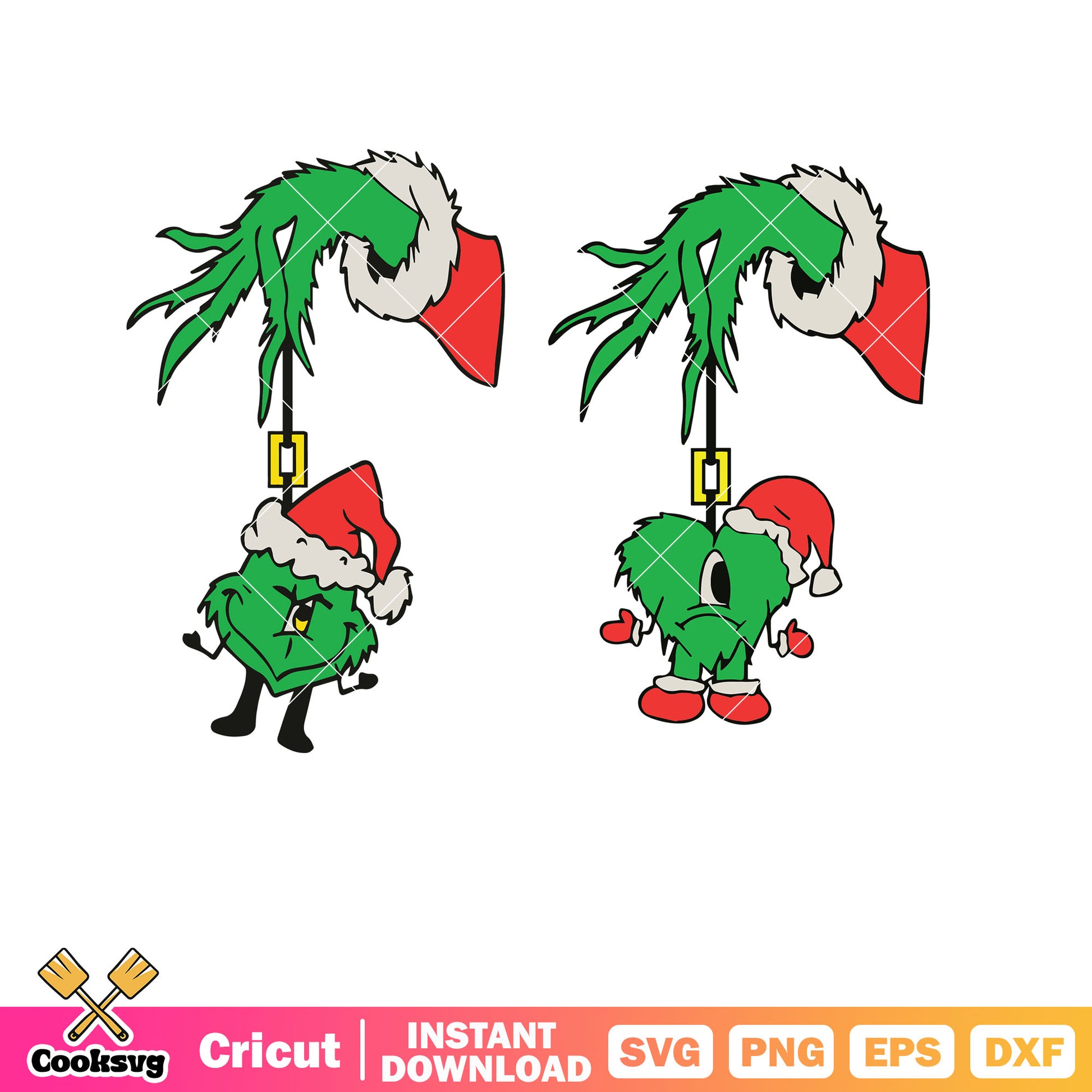 Grinches Hand Christmas Bad Bunny Svg, grinch hand svg, bad bunny svg