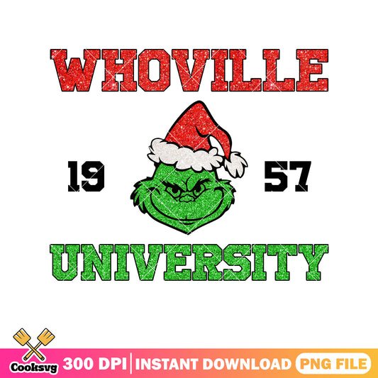Grinch face whoville university png