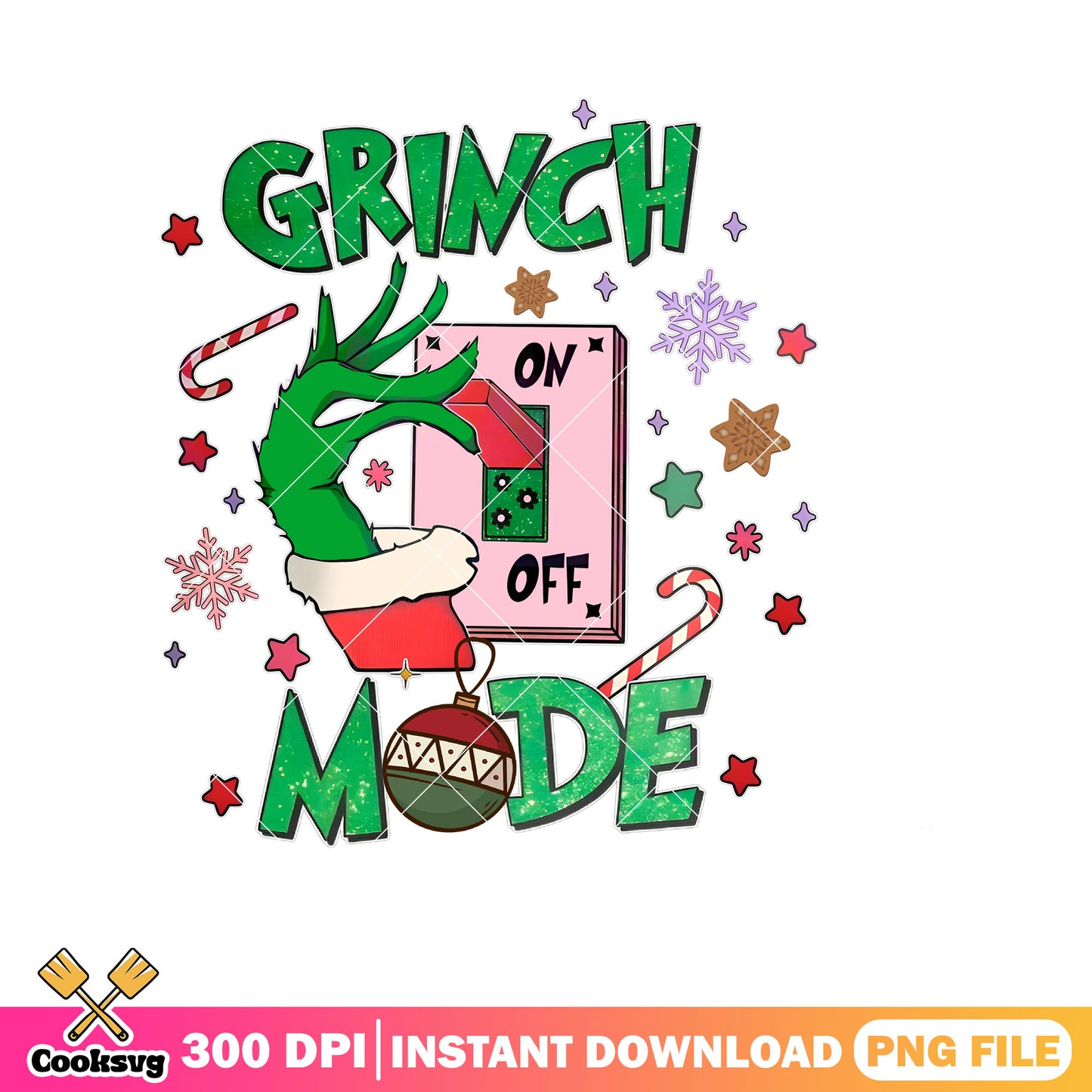 Grinch hand christmas mode on png, grinch mode on​ png, the grinch png