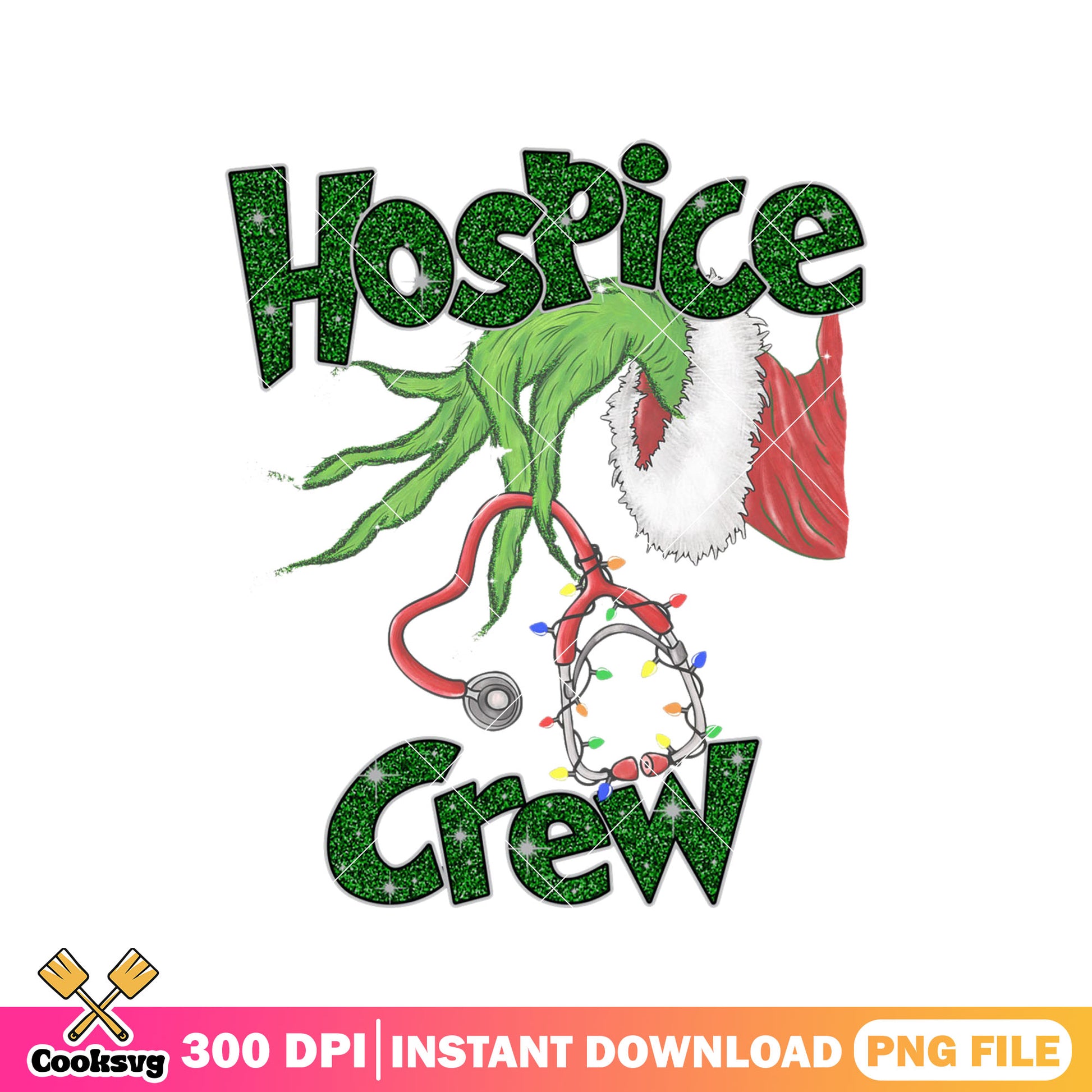 Grinch hand hospice crew png, grinch hand​ png, the grinch png