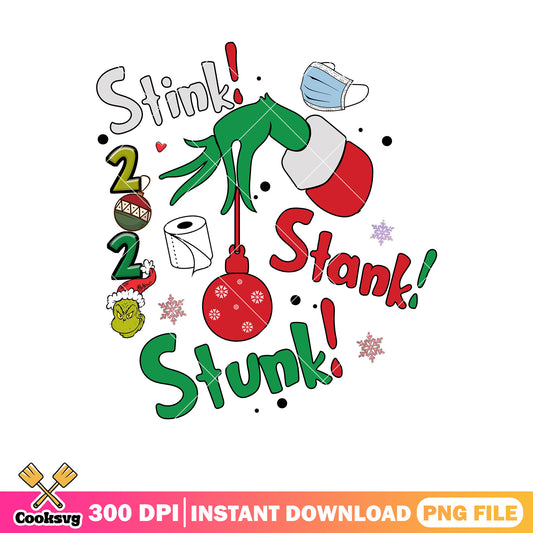 Grinch hand stink stank stunk png, stink stank stunk​ png