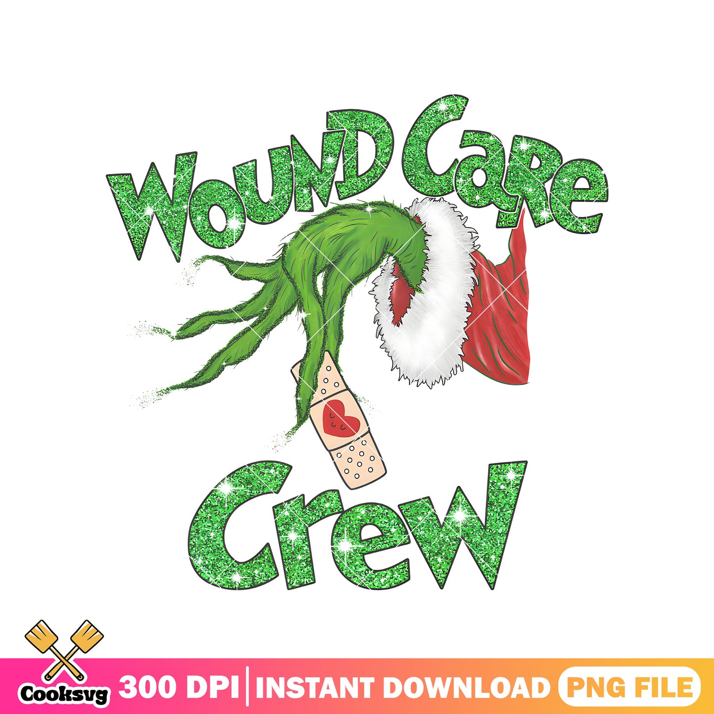 Grinch hand wound care crew png, grinch hand​ png, the grinch png