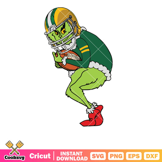 Grinch is playing football america svg, football america svg, the grinch svg