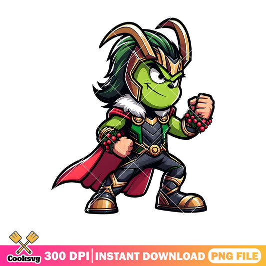 Grinch loki christmas png