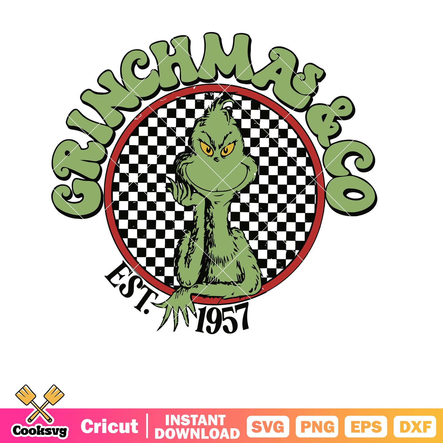 Grinchmas And Co Retro Christmas svg, retro christmas svg, merry grinchmas svg