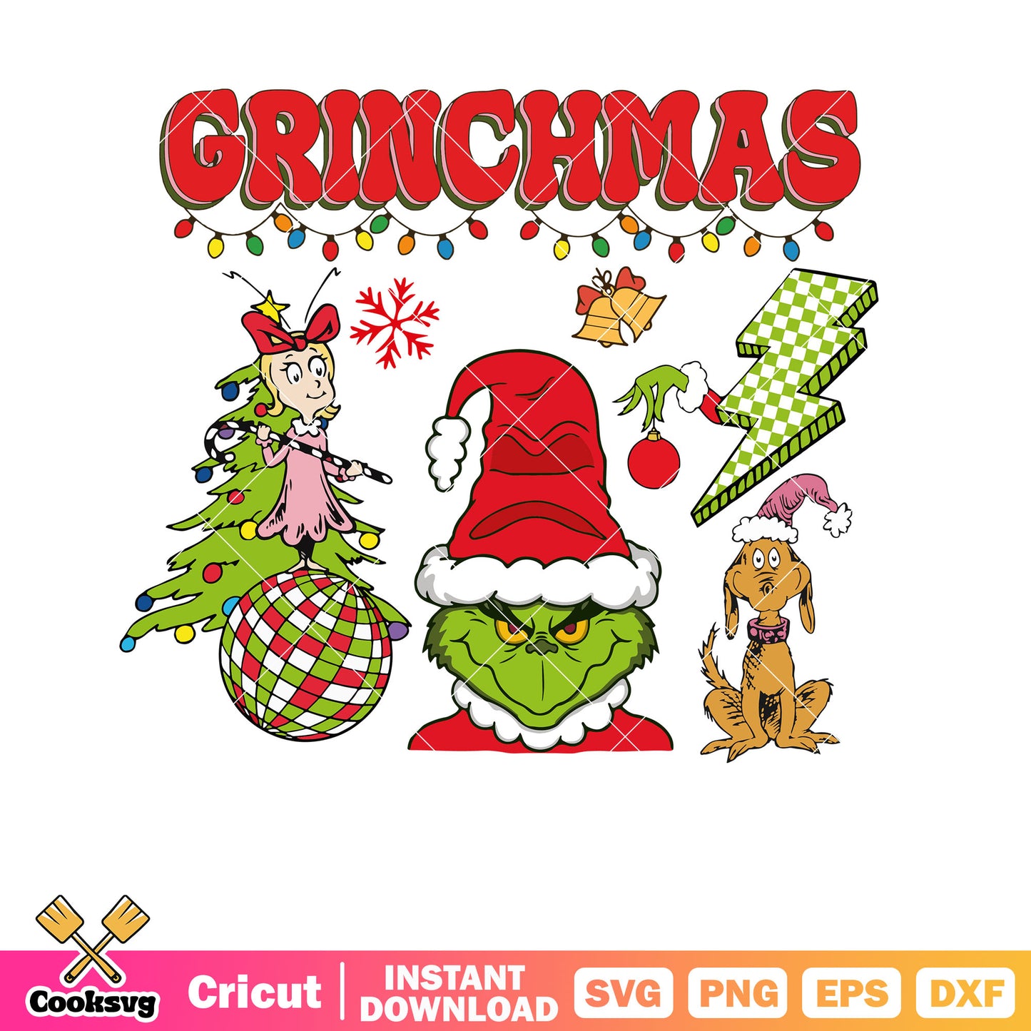 Grinchmas Characters Xmas Vibe svg, christmas vibes svg, the grinch svg