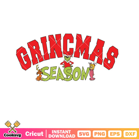 Grinchmas Season Max Cindy Lou Who svg, christmas season svg, grinchmas svg