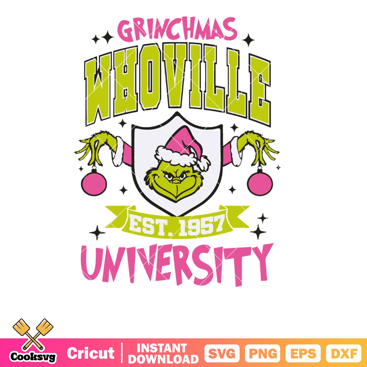 Grinchmas whoville est 1957 university svg, grinchmas svg, grinch whoville svg