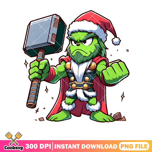 Grinch thor christmas png