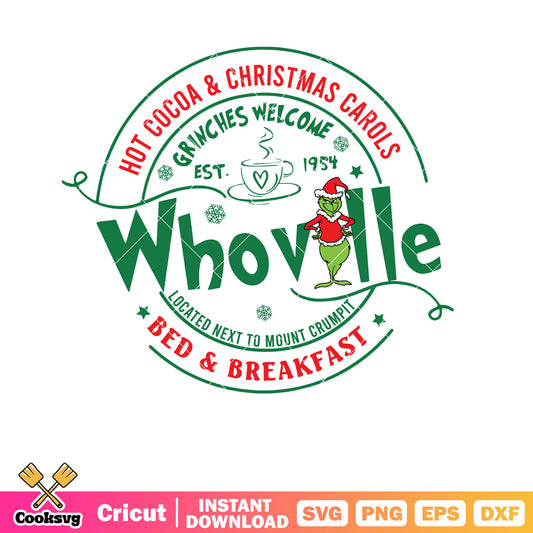 Grinch whoville christmas carols svg, christmas carols svg, grinch whoville svg