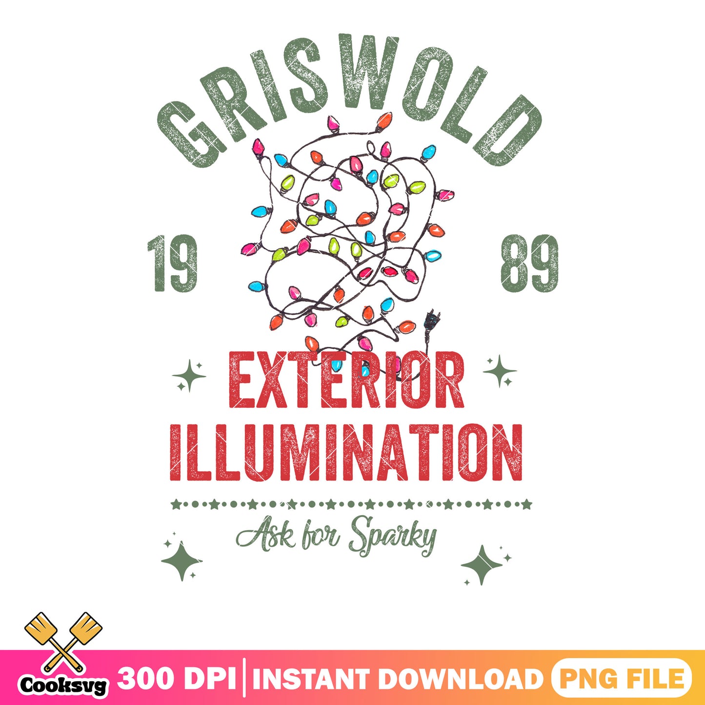 Griswold exterior illumination png, ask for sparky png lights png