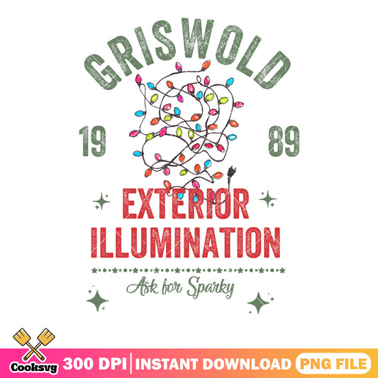 Griswold exterior illumination png, ask for sparky png lights png