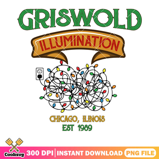 Griswold illumination png, christmas holidays png, lampoon christmas​ png