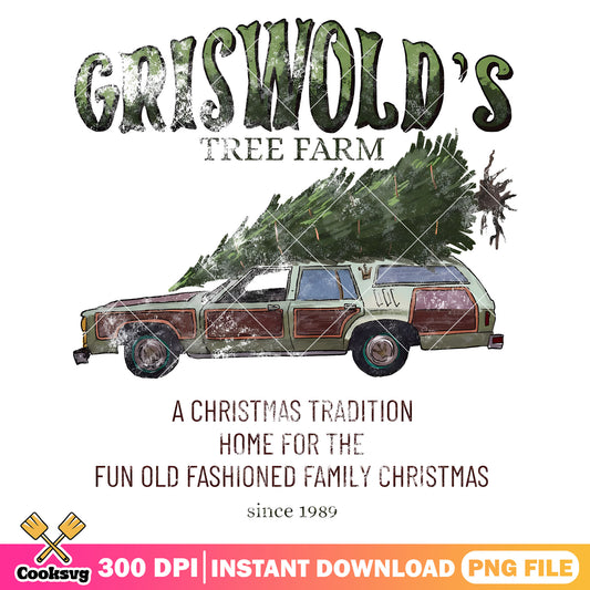 Griswolds est 1989 christmas tree farm png file, christmas tree farm png