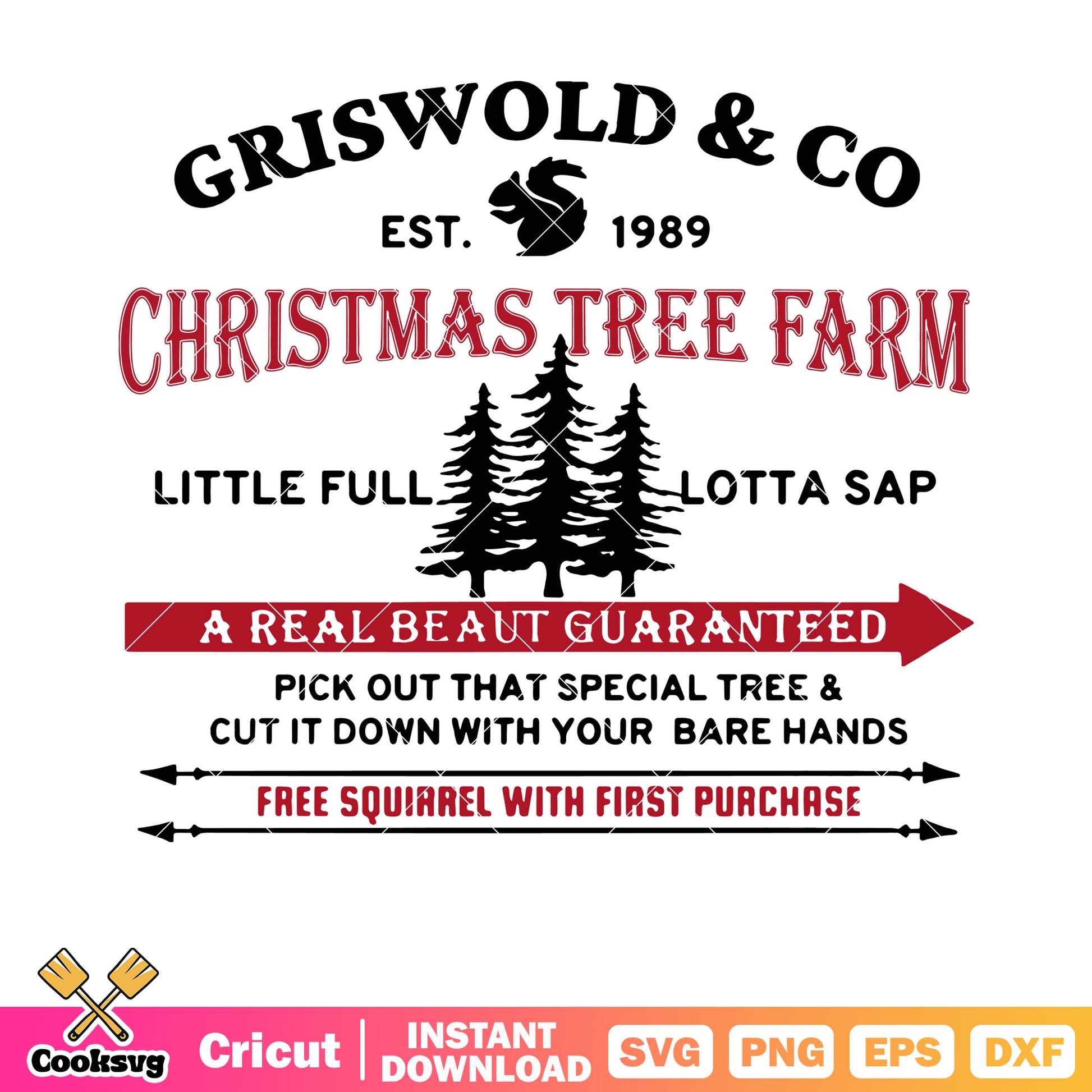 Grisworld and co est 1989 christmas svg, griswold christmas​ svg