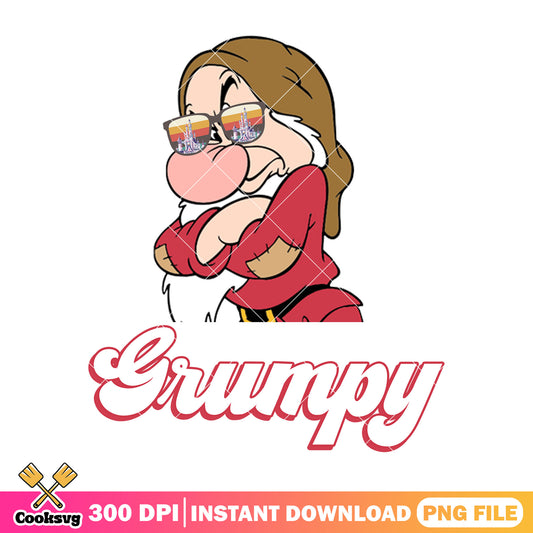 Grumpy snow white png, snow white dwarfs​ png, disney world png