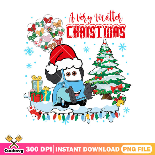 Guido car a very matter christmas png