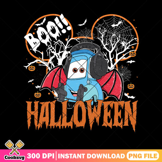 Guido car design file png, cute guido png, halloween disney png