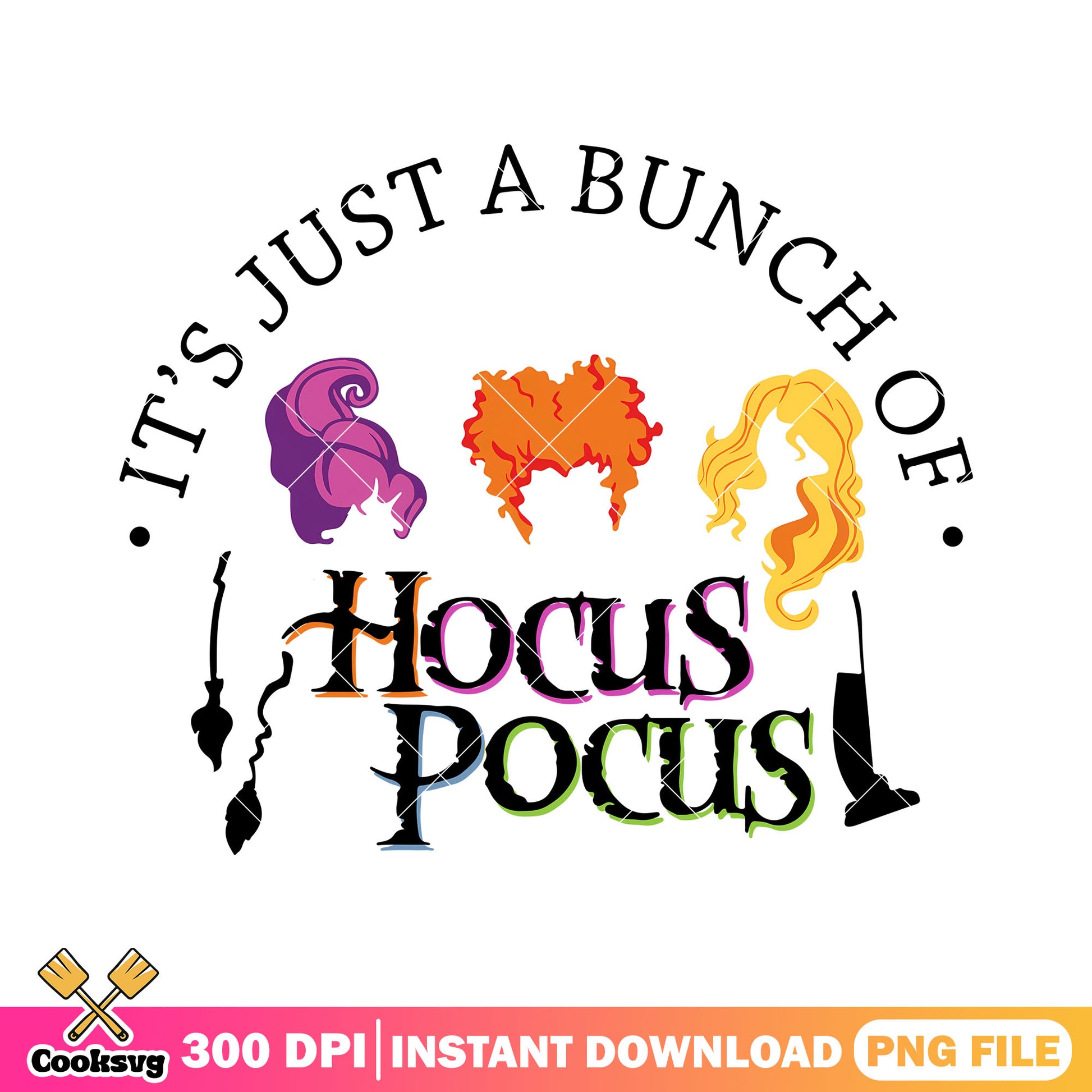 Hair hocus pocus image png, halloween decor png, art fight​ png