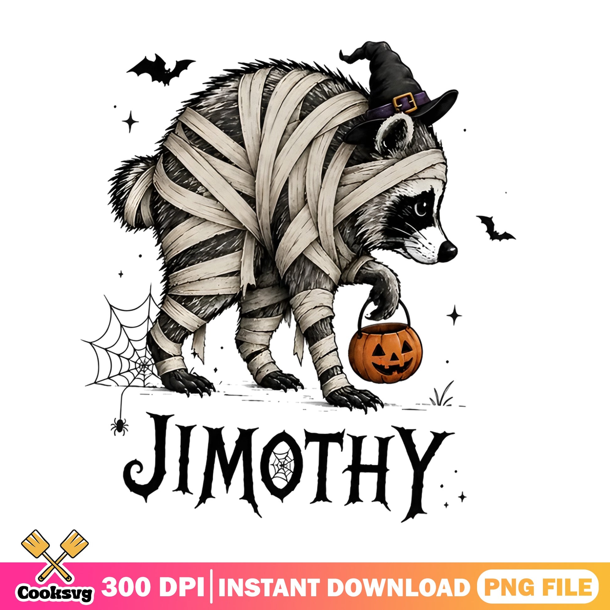 Halloween Mummy Raccoon PNG, Spooky Raccoon, Halloween PNG
