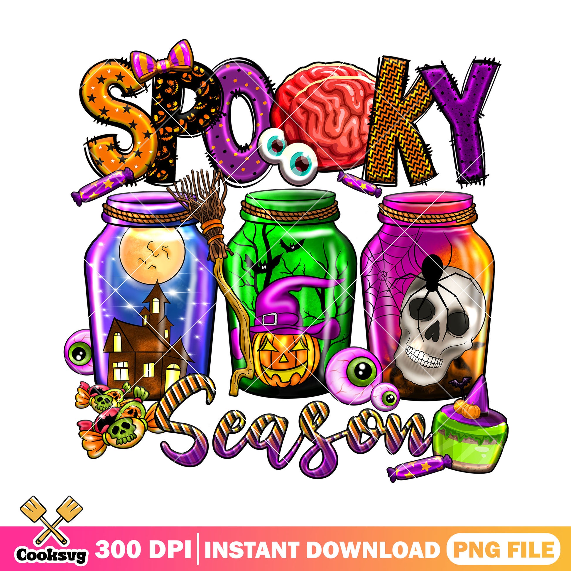 Halloween spooky the season png, halloween png, happy halloween png