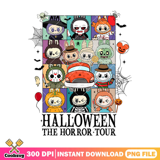 Halloween the horror tour png, scary dolls png, halloween dolls png